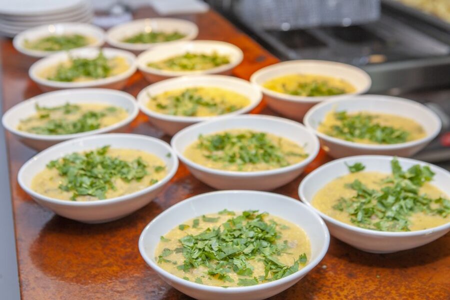 Algarve: Fado Night with 6- Course Algarvian Tapas Dishes - Cockles in corn porridge, the most regional plate
