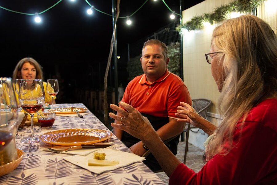 Azores: Volcanic Wine and Tapas Tasting Party - Arriving at an Azorean family home
