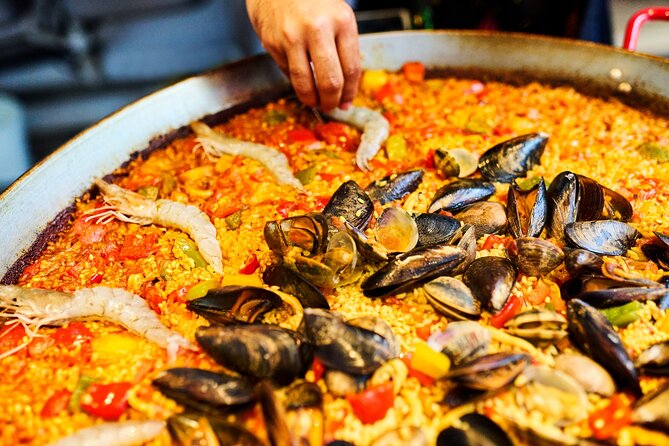 Barcelona Paella Cooking Class with Market Visit, Tapas & Sangria - Tapas and sangria before the main lesson