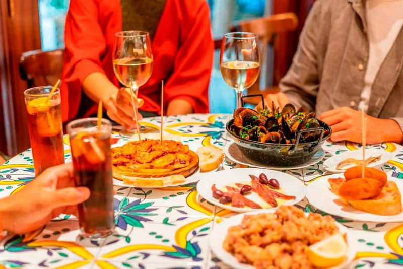 Barcelona: Private Tapas & Wine with Flamenco Show Old Town - From Carrer de Sant Pere Més Alt into old Barcelona
