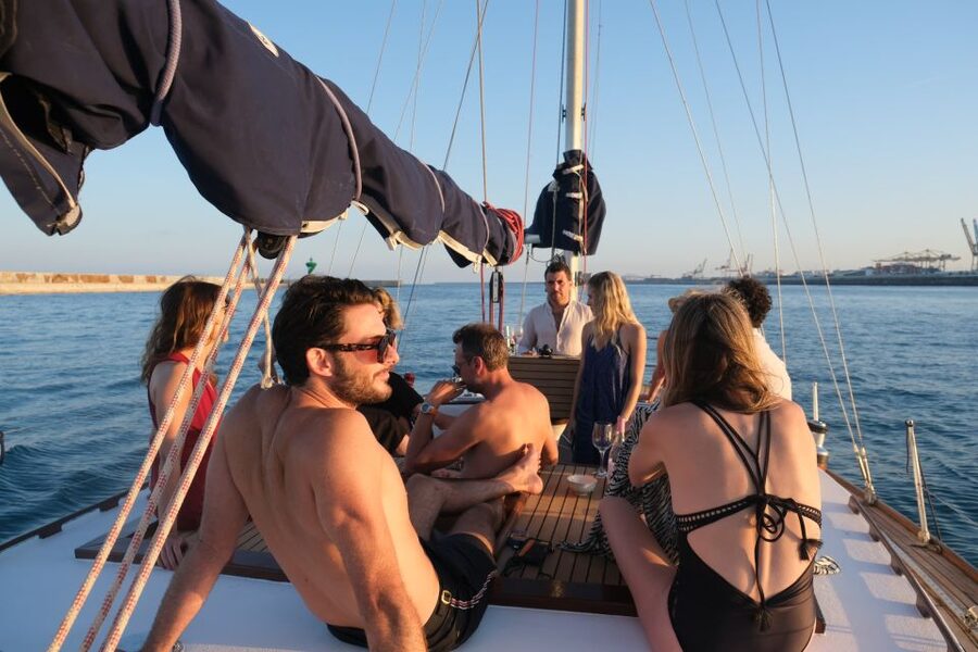 Barcelona: Sailing on a Classic Ketch Boat with tapas & cava - Best suited to couples, families, and easygoing groups