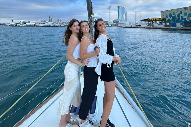 Barcelona: Sailing Tour with Tapas, Drinks, Swim & Sunset Option - The swim stop and Mediterranean water