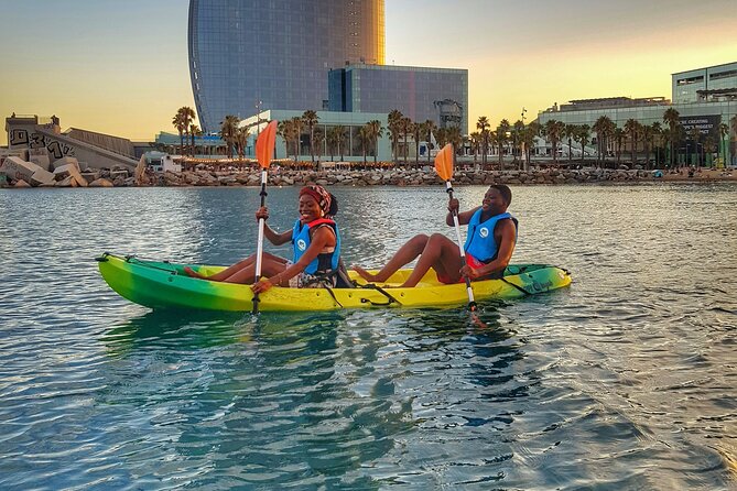 Barcelona Skyline Kayaking Coupled with Delicious Tapas - Starting at Club Natació Barcelona at 6:00 pm