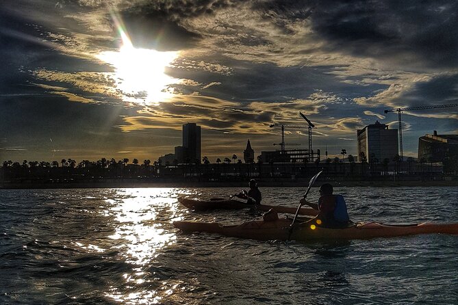 Barcelona Skyline Kayaking Coupled with Delicious Tapas - Paddling along Barceloneta’s beachfront