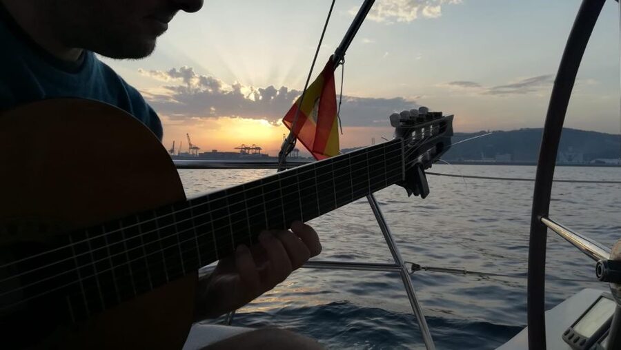 Barcelona: Sunset Sailing with Live Guitar Music and Tapas - Setting sail from Barcelona’s Olympic Port