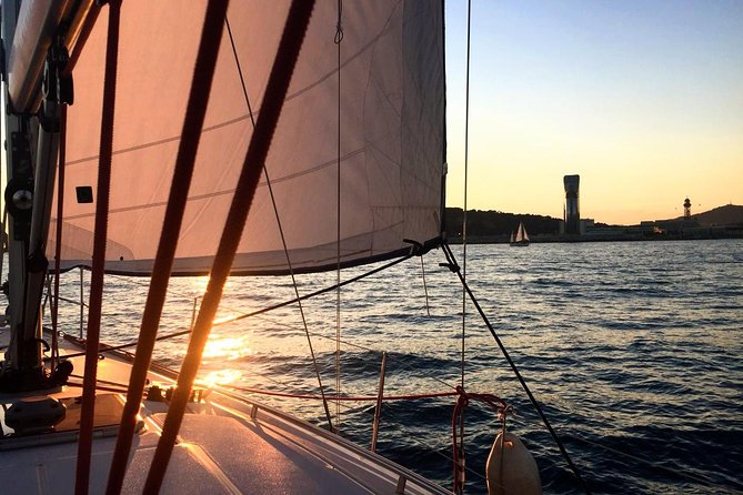 Barcelona Unique Sunset Sailing Experience with Tapas & Open Bar - What you actually see between the marina and Nova Icaria
