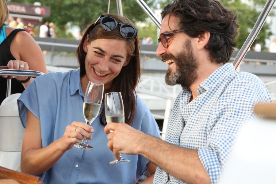 Barcelona: Unique Sunset Sailing Tour with Tapas & Open Bar - Three tapas, snacks, and an open bar