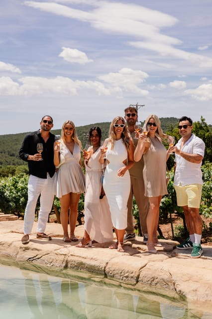 Barcelona: Vineyard Horseback Riding & Wine Tasting + Tapas - Wine tasting with pica pica tapas