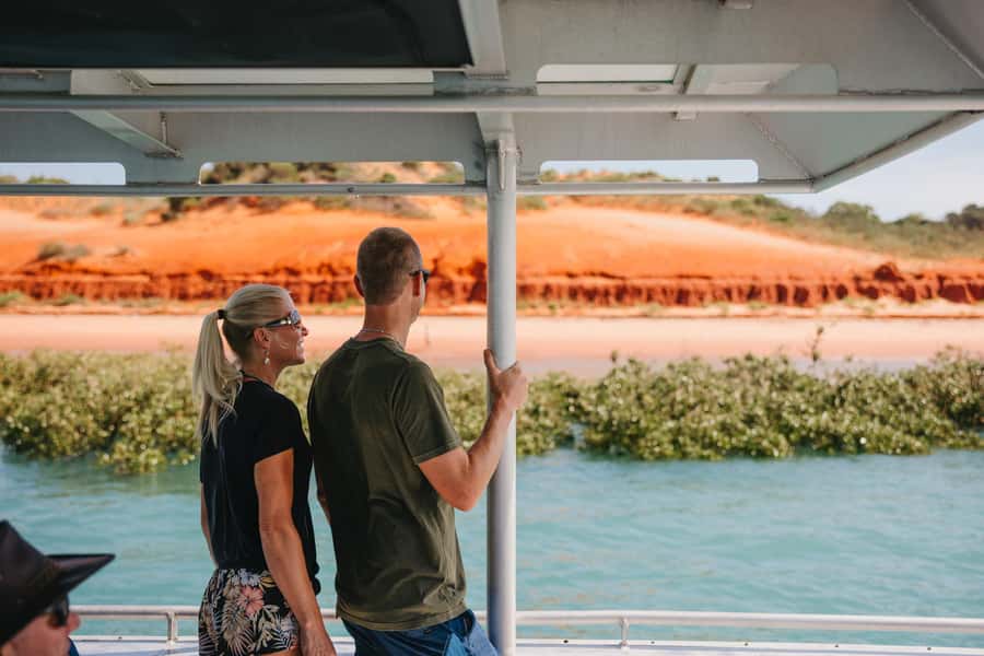 BROOME: DINOSAUR ADVENTURE CRUISE - With Tapas and Cocktail - Cruising the narrow inlets of Dampier Creek