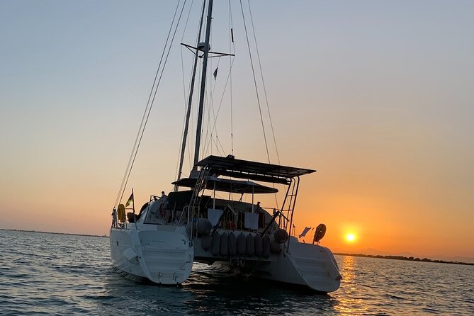 Catamaran Sailing Experience Manilva Tapas Drink Dolphins Swim Stop - Practical details for your afternoon