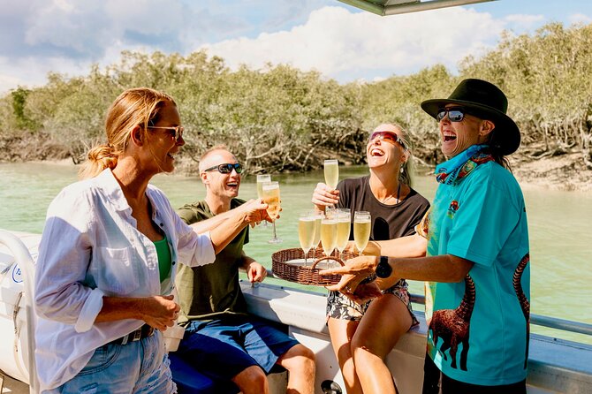 DINOSAUR ADVENTURE CRUISE - With Beachside Tapas and Cocktails - Reaching the beach by a purpose-built boat