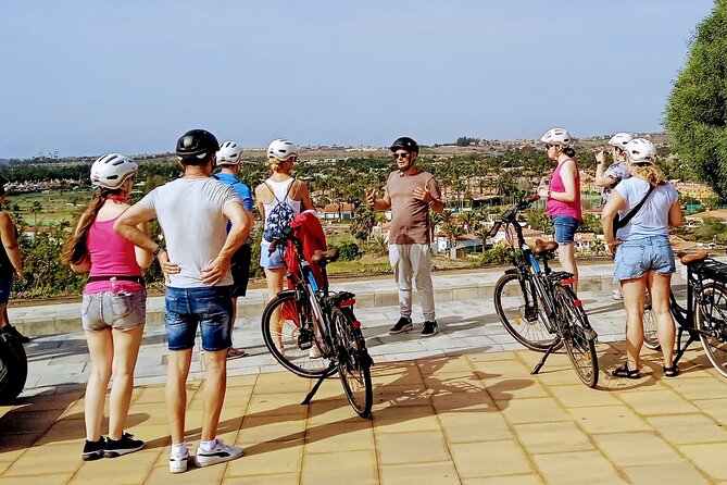 Electric Bike Panoramic South Coast Tour Optional Fishing Tapas - The final view over Playa del Inglés