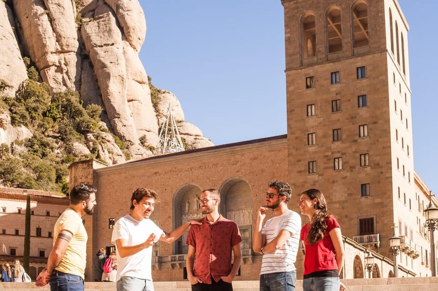 From Barcelona: Montserrat Half-Day Wine and Tapas Trip - The Barcelona departure and ride to Montserrat