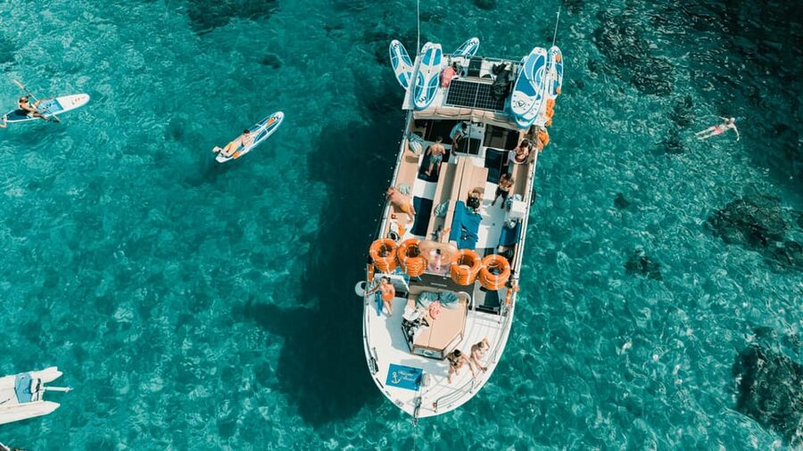 Ibiza: Scenic Sunset Cruise with Tapas and Drinks - Cala Salada, Cap Nunó, and the rougher coast