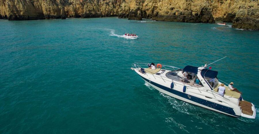 Lagos: Luxury Yacht Charter with Drinks & Tapas - Setting out from Lagos Marina