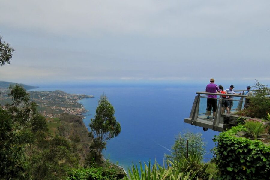 Madeira: Wine & Tapas, Cabo Girão Skywalk 4x4 Jeep Adventure - São Vicente brings a calmer village stop