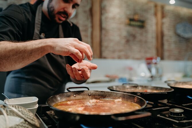 Madrid Tapas & Paella Cooking Experience with Local Market Visit - Starting at Antón Martín Market