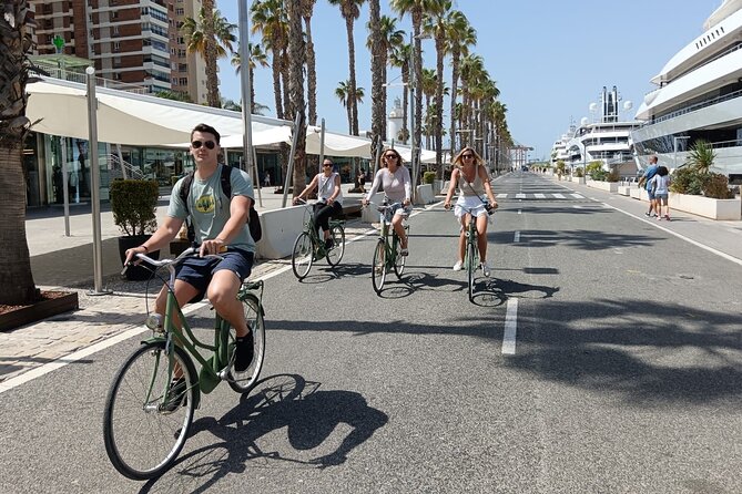 Malaga Bike Tour - Wine & Tapas - Starting near the Alcazaba and the old center