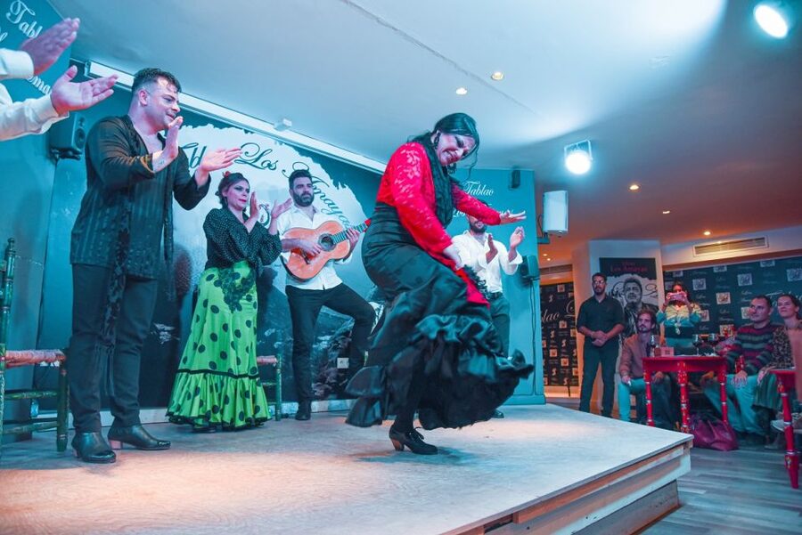 Malaga: Flamenco, Tapas, and Wine Tour - Local flavors at the first restaurant