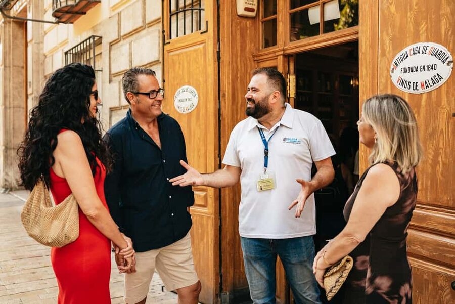 Malaga's tradition and tapas tour with Official Guide - The first restaurant stop: three traditional dishes and a drink