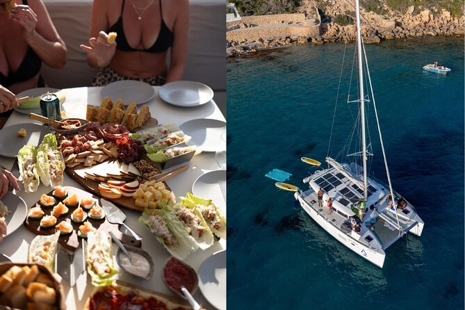 Mallorca Catamaran Tour with Tapas - small group - - Following Mallorca’s coast toward the water stop