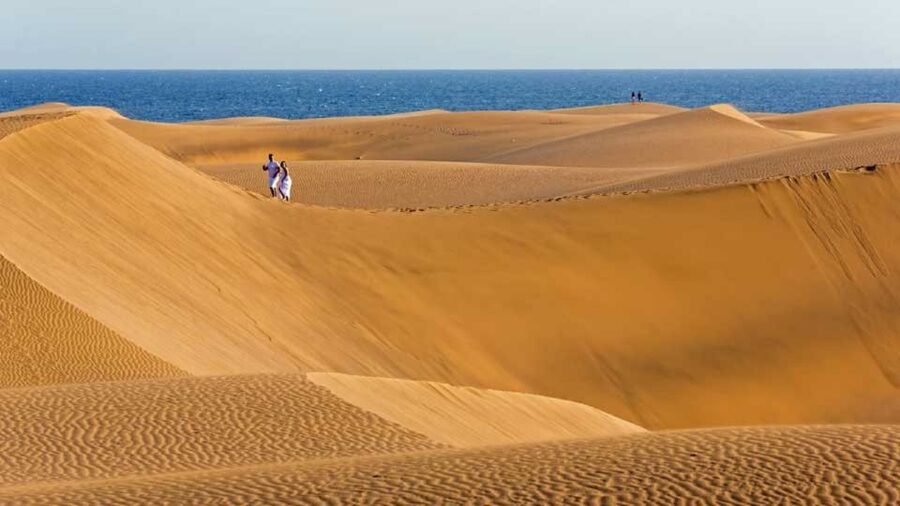 Maspalomas: Southern Coast E-Bike Tour Option Tapas Tasting - Riding beside the Atlantic Ocean