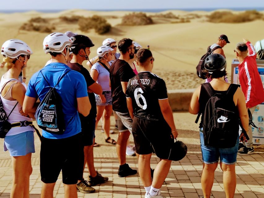 Maspalomas: Southern Coast E-Bike Tour Option Tapas Tasting - What the three-hour schedule really means