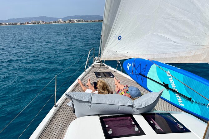 Palma de Mallorrca: Sailing tour with drinks, tapas & snorkeling. - One hour for swimming, snorkeling, and paddleboarding
