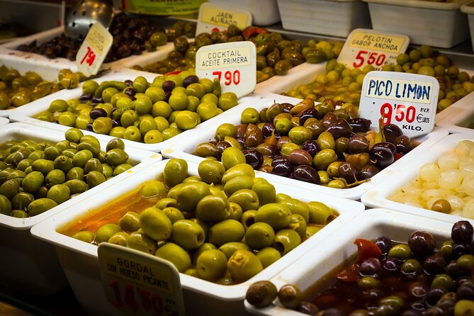 PREMIUM TAPAS TOUR: Paella, Market Tastings, and Winery - Inside Mercado Central de Atarazanas