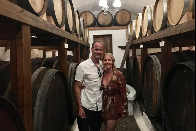 Private Santorini Sunset Wine Tour with Tastings and Tapas - Estate Argyros: your first look at Santorini production
