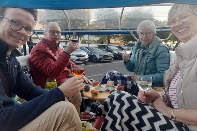 Private tapas tuk tuk tour through Lisbon - Senhora do Monte for Lisbon’s broadest view