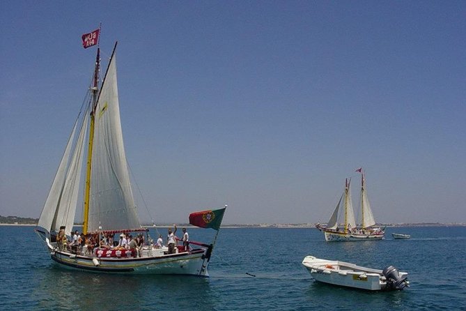 Sail, Swim & Tapas - Leaving Lagos Marina on a Portuguese sailing ship