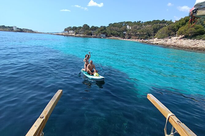 Sail tour tapas day charter boat trip private sailing pirate - Swimming in Mallorca’s clear coves