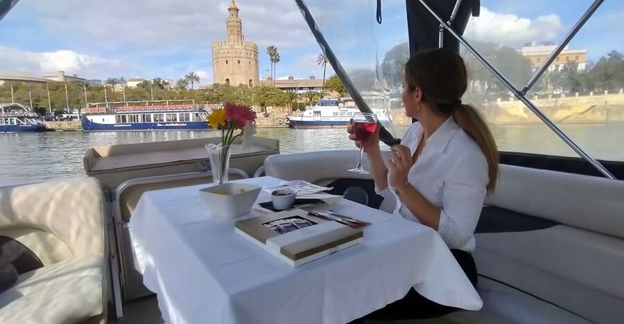 Seville: Exclusive River Boat Tour with Tapas - La Cartuja and Seville’s modern chapter
