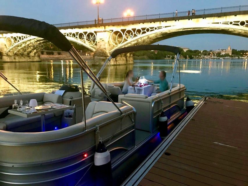 Seville: Exclusive River Boat Tour with Tapas - La Maestranza, Torre del Oro, and San Telmo Palace