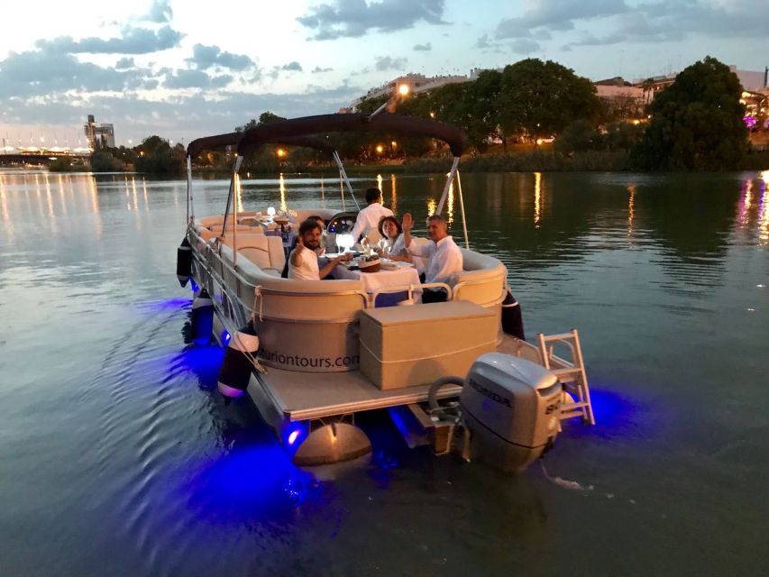Seville: Exclusive River Boat Tour with Tapas - The 1929 exhibition and Plaza de España