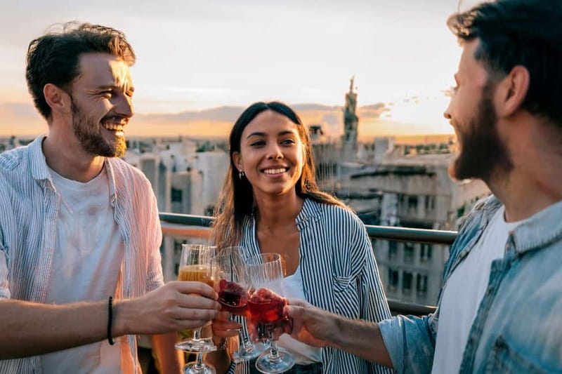 Seville: Private Tapas and Wine Tour with Rooftop Drink - Three tapas paired with regional wines