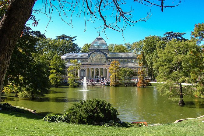 Skip-the-line Madrid Royal Palace with tapas tasting & Retiro Park - The Sabatini Gardens and the final walk