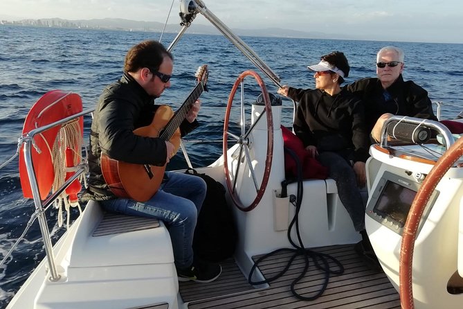 Sunset Sailing Experience w/ Live Spanish Guitar & Spanish Tapas - Why the city views are worth seeing from offshore