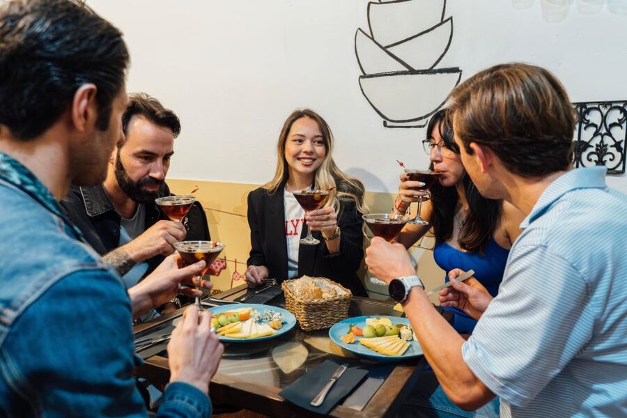 Tapas Food Tour with Dinner in Madrid - Drinks, vermouth, and alcohol-free choices