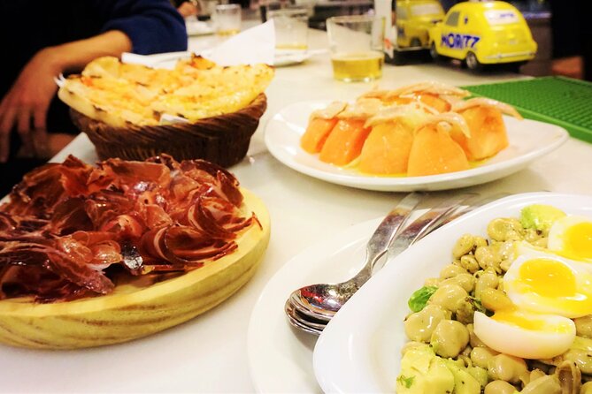 Tapas & Sidecar Motorcycle Barcelona Tour - An hour of tapas in the Eixample