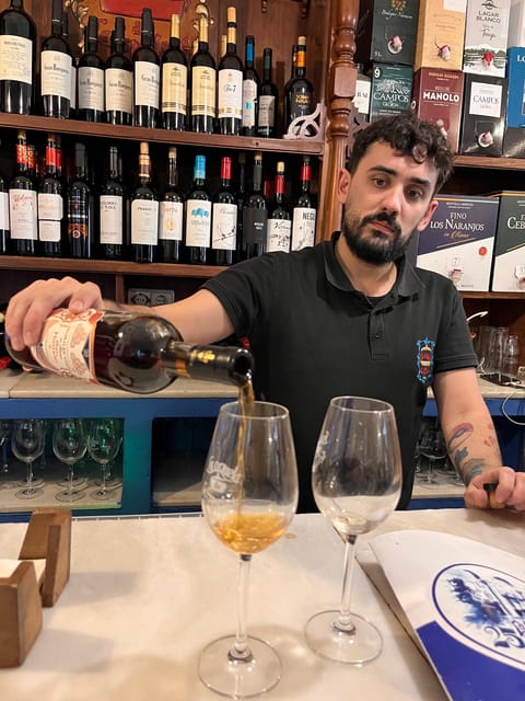 Tapas Tour Cordoba & Wine Experience with chef and sommelier - Third stop: Montilla-Moriles wine, salmorejo, and croquetas