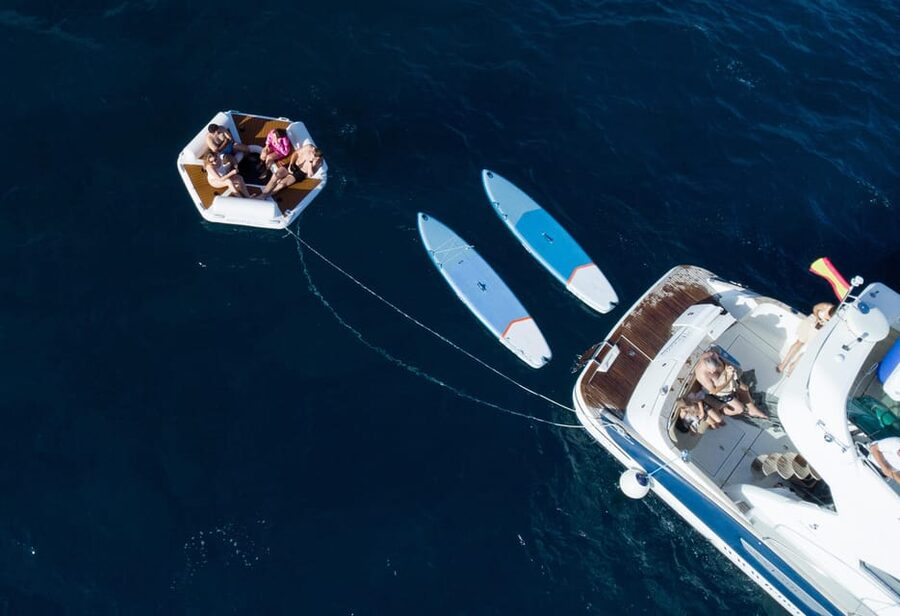 Tenerife: Shared Yacht Cruise with Champagne and Tapas - Setting sail from Puerto Colón