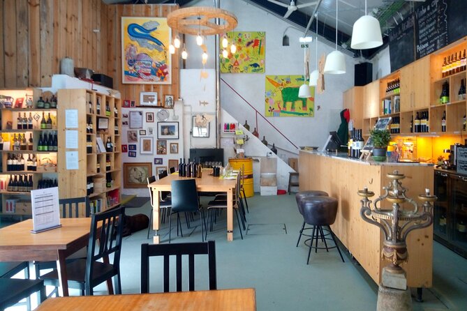 Urban winery tour, premium tasting flight & tapas - Cheese, Iberian meats, and fresh sourdough