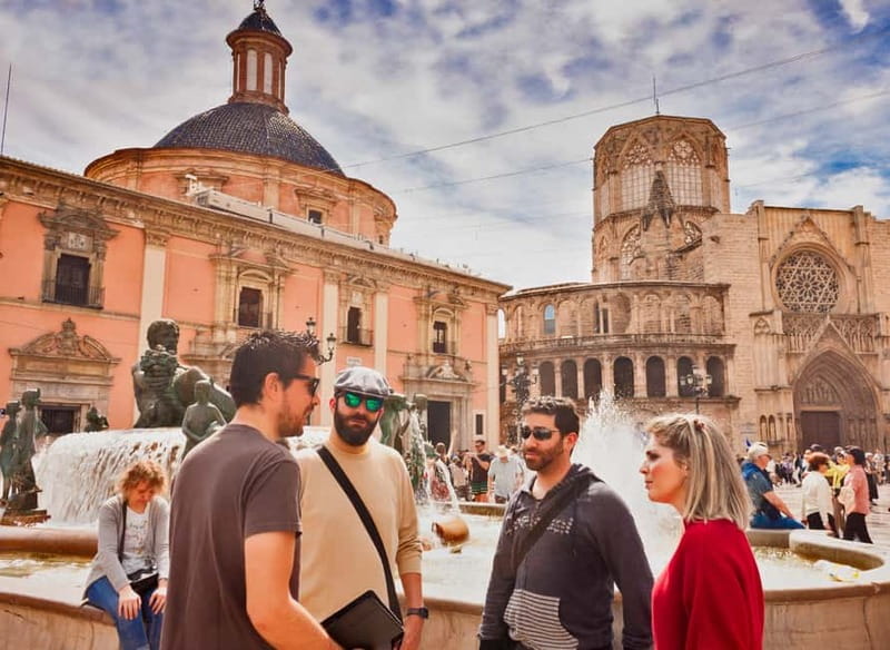 Valencia Tapas and Sightseeing Guided Tour - Walking to Plaça de la Mare de Déu