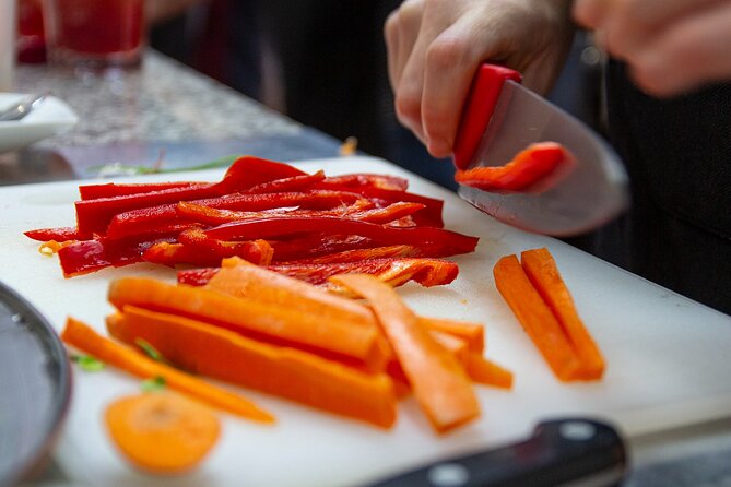 Vegetable Paella cooking class, tapas and Ruzafa market visit - Choosing ingredients at Mercado de Ruzafa