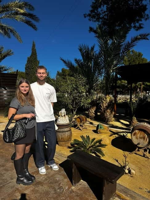 Winery Visit and Tasting in Elche with wines and tapas from Alicante in Van - Inside Faelo Winery: vineyards, barrels, and working rooms